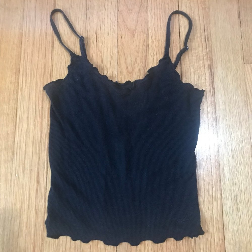Hollister Crop Top - Black - XXS